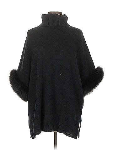 Sofia Cashmere Poncho (view 1)