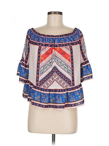Jealous Tomato 3/4 Sleeve Blouse (view 1)