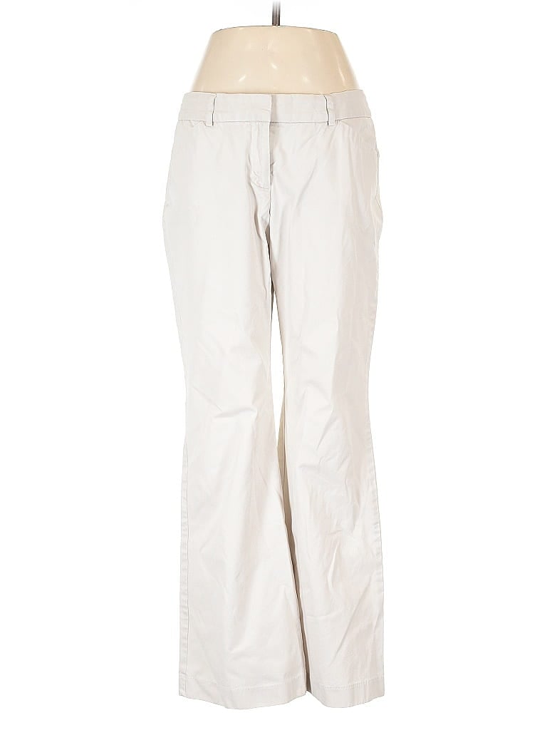 Pre-owned Express Design Studio Khaki Pant In White