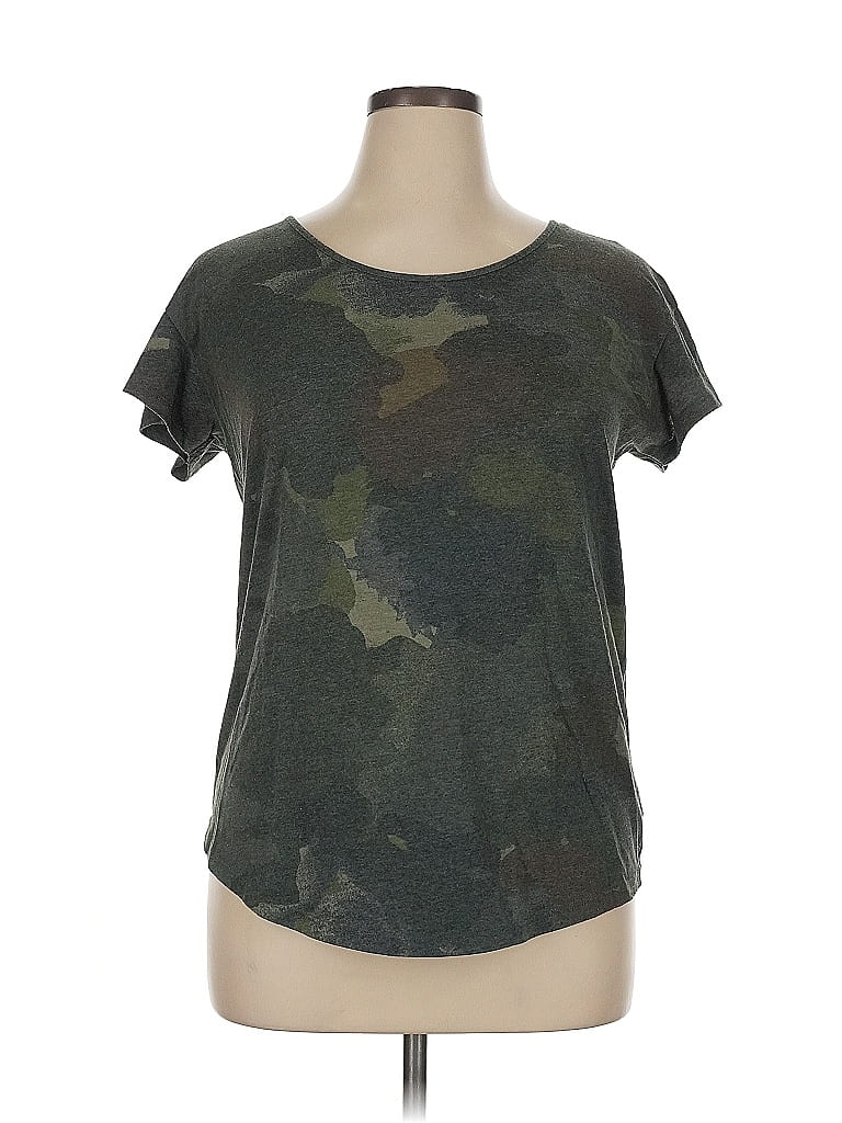 ALTERNATIVE Camo Green Short Sleeve T-Shirt Size XL - photo 1