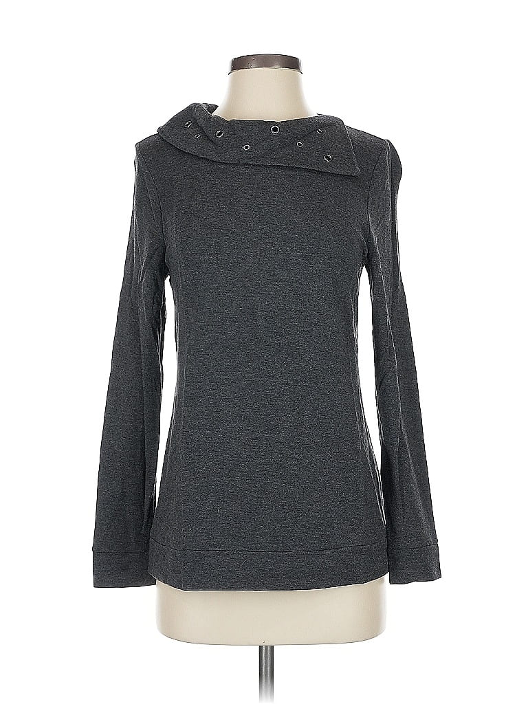 Pre-owned Chico's Turtleneck Sweater In Gray