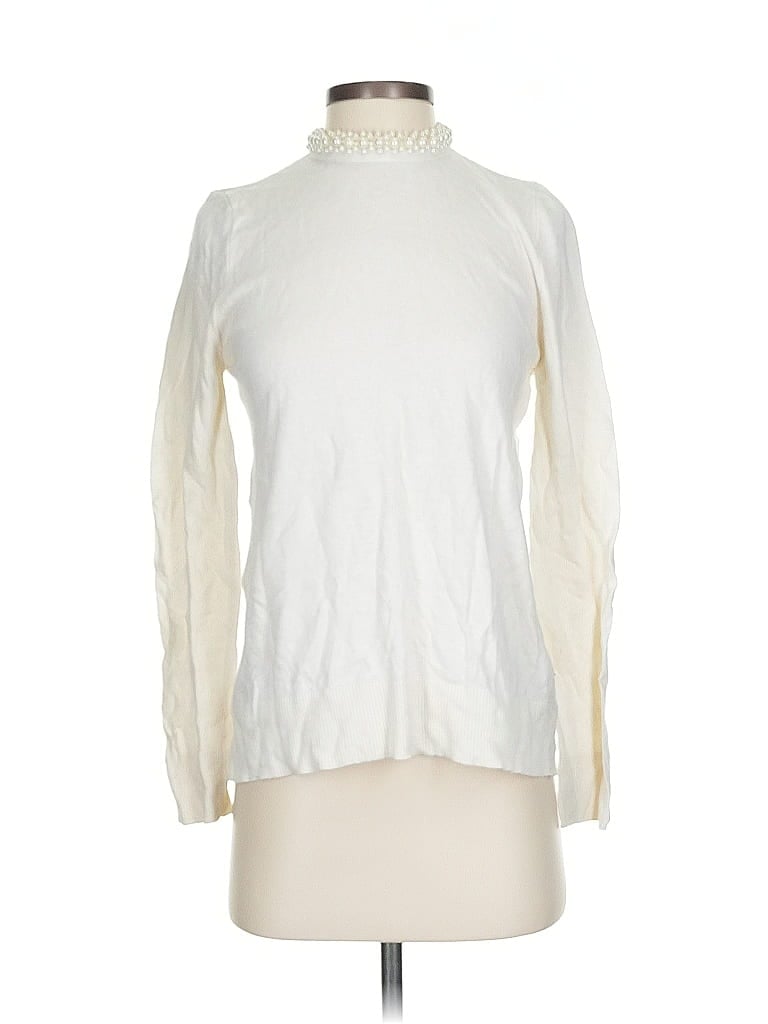 Click to view more detailed imagery on our partner's website Pre-owned Zara Turtleneck Sweater In White