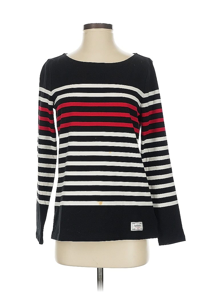 Pre-owned Talbots Long Sleeve T-shirt In Black