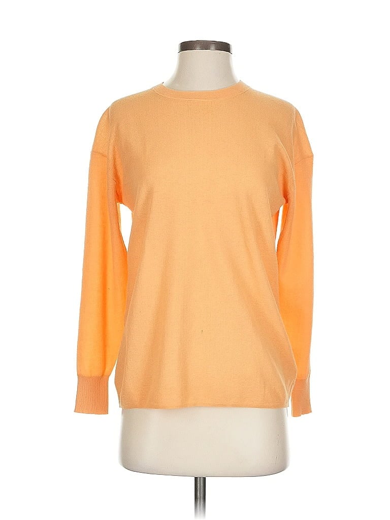 Pre-owned Babaton Pullover Sweater In Orange