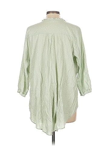 Easel 3/4 Sleeve Button-Down Shirt (view 2)