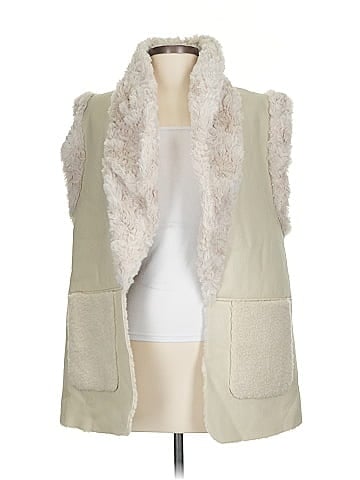 Greylin Faux Fur Vest (view 1)