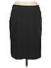 Chaus 100% Polyester Solid Black Formal Skirt Size 8 - photo 1