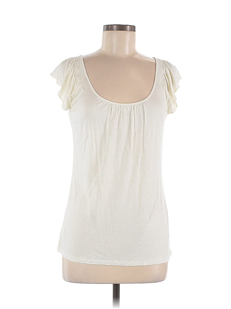 T-shirt Ann Taylor LOFT Rose Avec Nœud Au Col - Taille S, 100% Coton, Très Bon état !