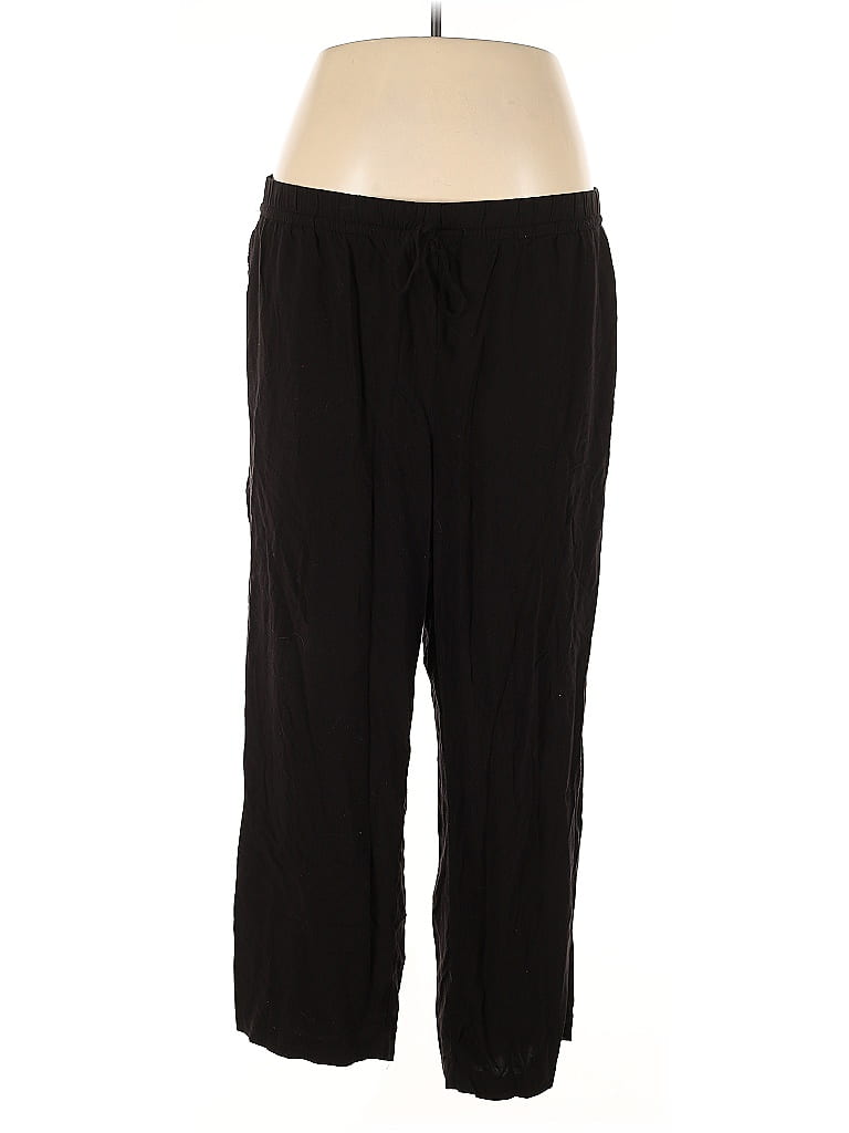 Pre-owned H&m Active Pants In Black