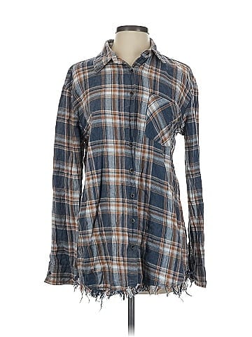 Angie Long Sleeve Button-Down Shirt (view 1)