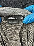 Pure Amici Metallic Silver 3/4 Sleeve Button-Down Shirt Size XS - photo 6