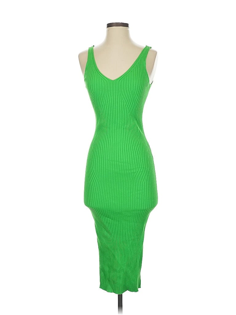 Pre-owned H&m Cocktail Dress In Green
