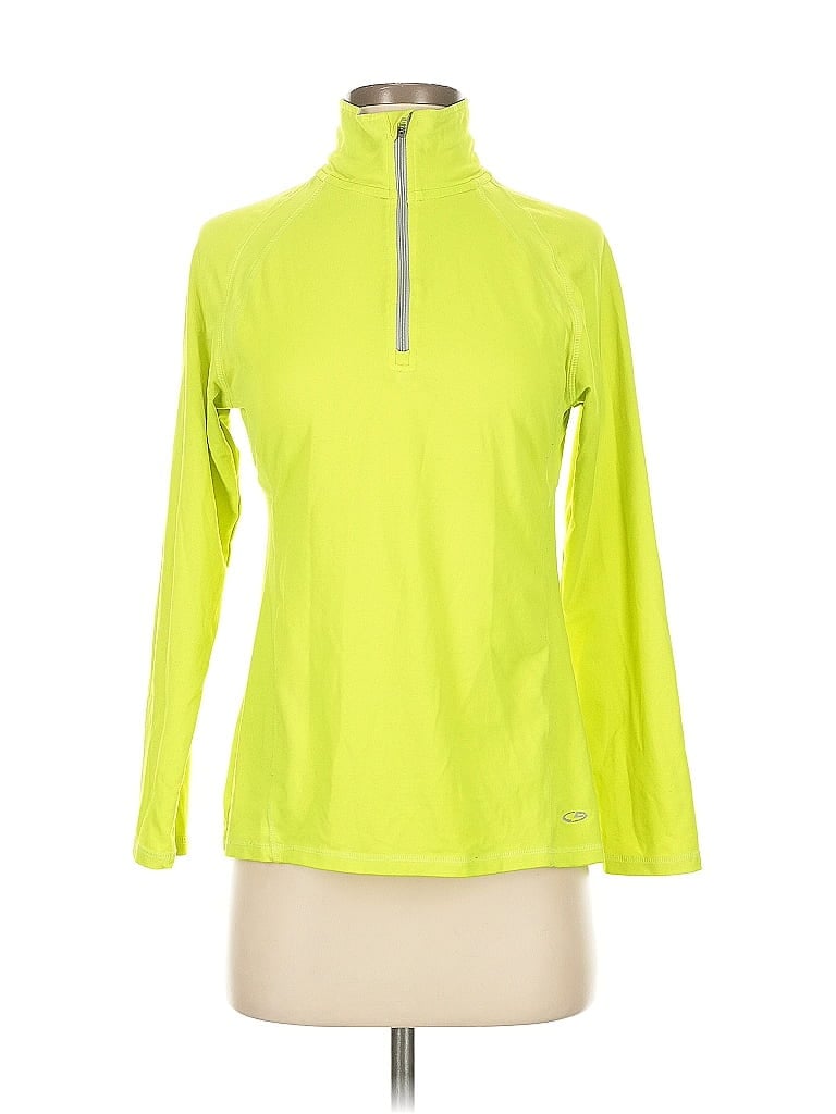 Pre-owned C9 By Champion Long Sleeve Top Yellow Turtleneck Tops