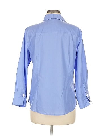 Foxcroft 3/4 Sleeve Button-Down Shirt (view 2)