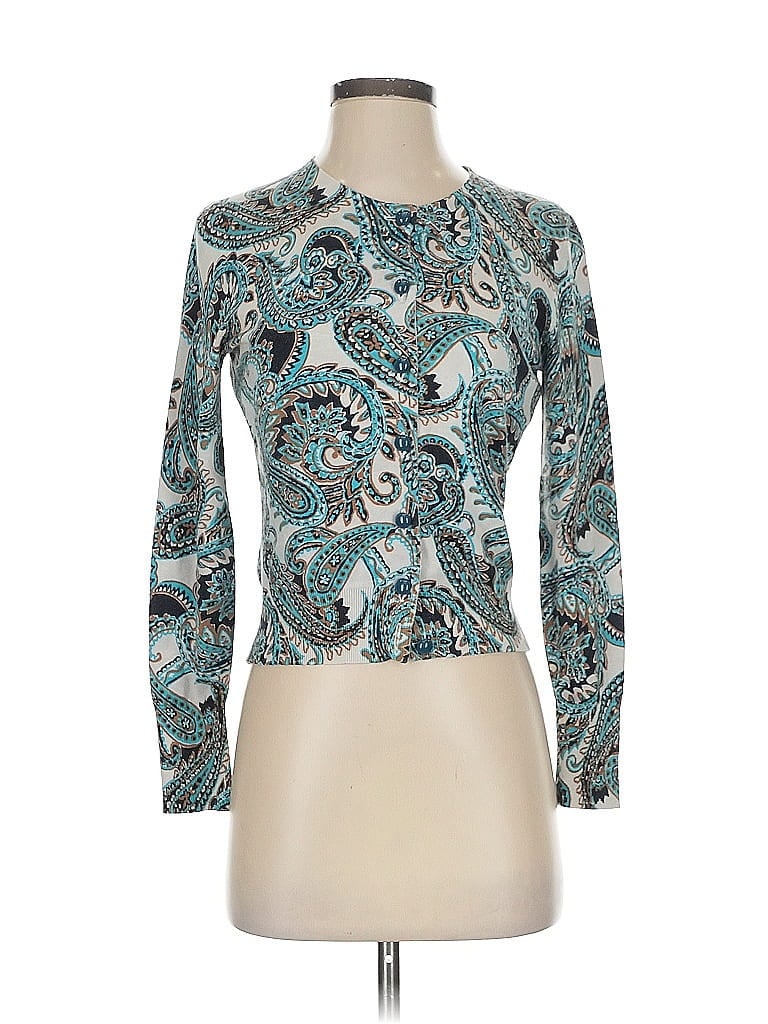 Pre-owned Banana Republic Cardigan Sweater In Blue