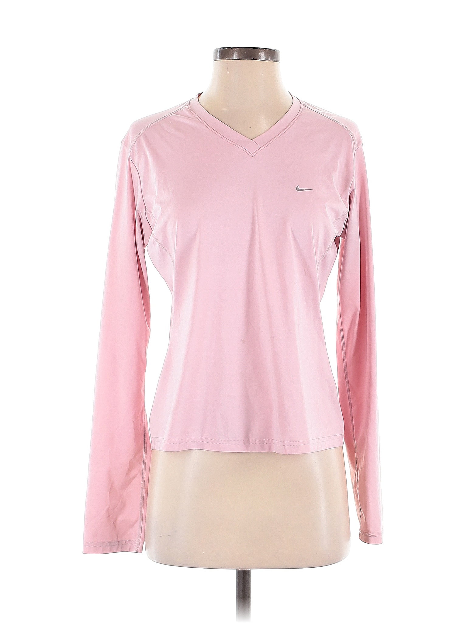 Nike Pink Long Sleeve T-Shirt Size S