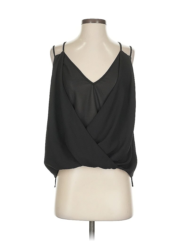 Pre-owned Cooper & Ella Sleeveless Blouse In Black