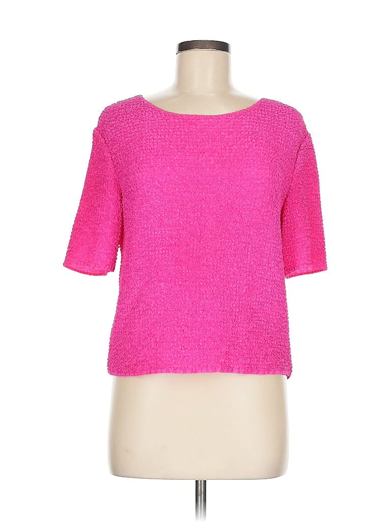 Pre-owned Bala Bala Short Sleeve Top Pink Boatneck Tops