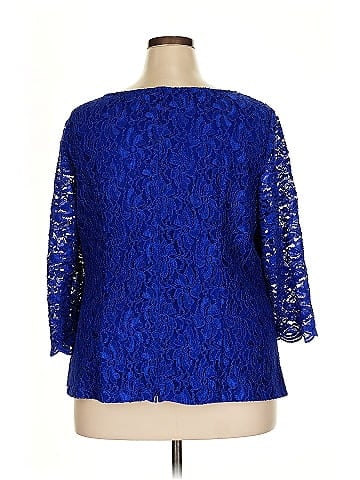 Alex Evenings 3/4 Sleeve Blouse (view 2)