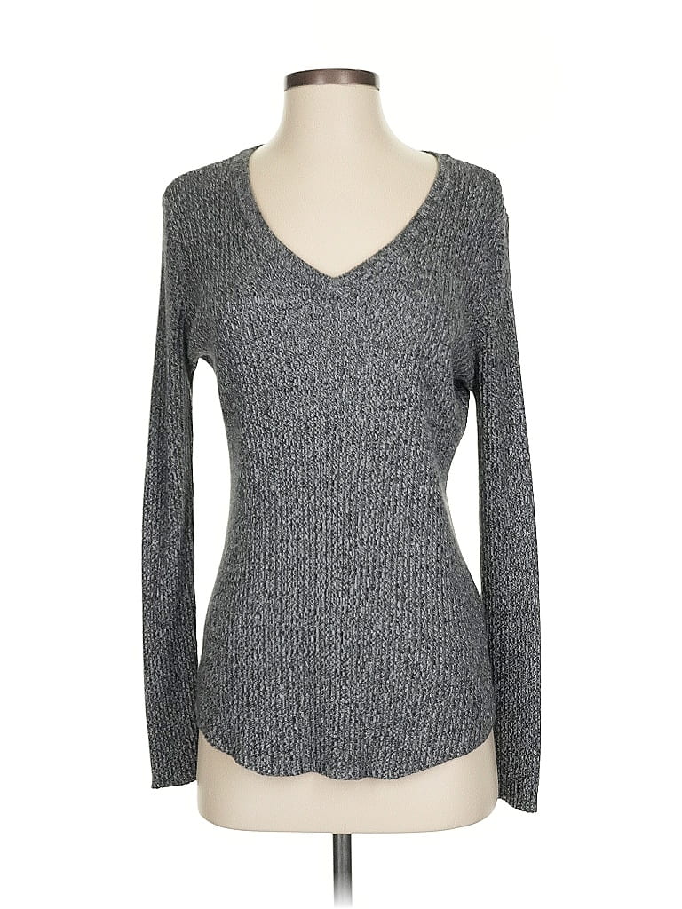Pre-owned Calvin Klein Pullover Sweater In Gray