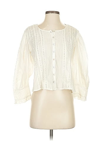 LoveShackFancy 3/4 Sleeve Blouse (view 1)
