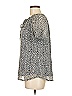 Lunya Silver Short Sleeve Blouse Size 6 - photo 5