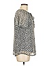 Lunya Silver Short Sleeve Blouse Size 6 - photo 4