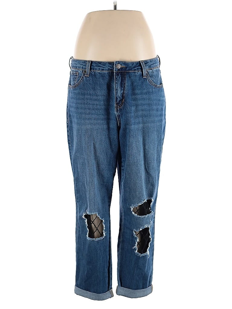 Pre-owned Ny & C Jeans In Blue