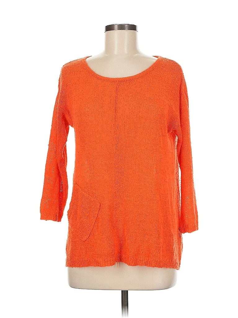 Pre-owned Parkhurst Pullover Sweater In Orange