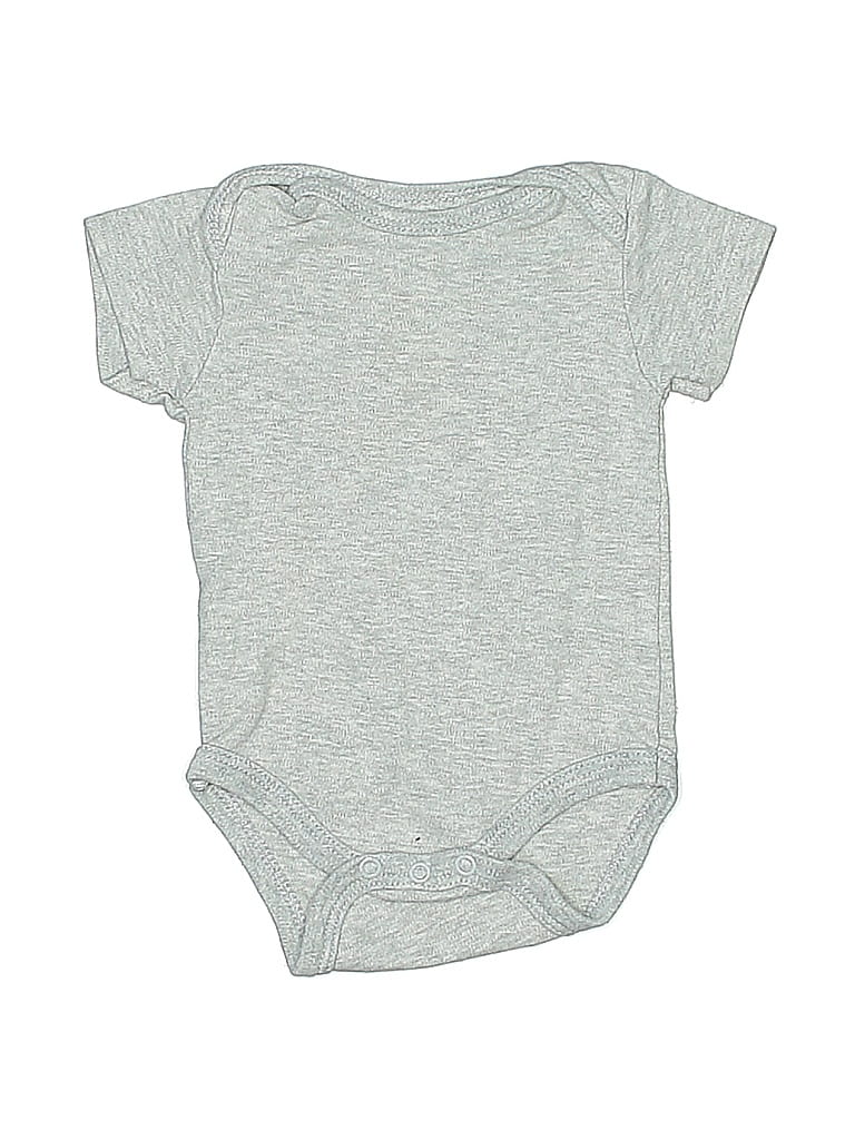 Click to view more detailed imagery on our partner's website Pre-owned Baby Gear Babies' Short Sleeve Onesie In Gray