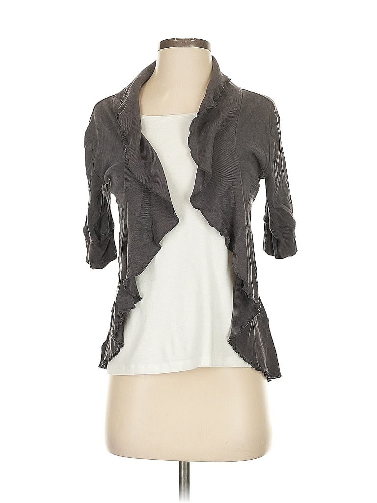 Pre-owned Express Cardigan Sweater In Gray