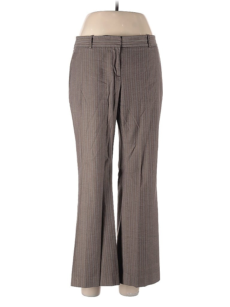 Pre-owned Ann Taylor Loft Dress Pants In Brown