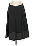 Nicole Miller Solid Black Casual Skirt Size 2 - photo 1