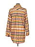 Tasha Polizzi Collection 100% Cotton Tan Long Sleeve Blouse Size M - photo 2