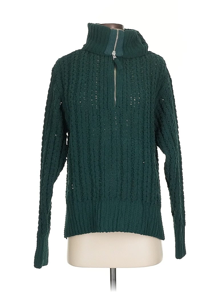 Pre-owned Aerie Pullover Sweater In Green