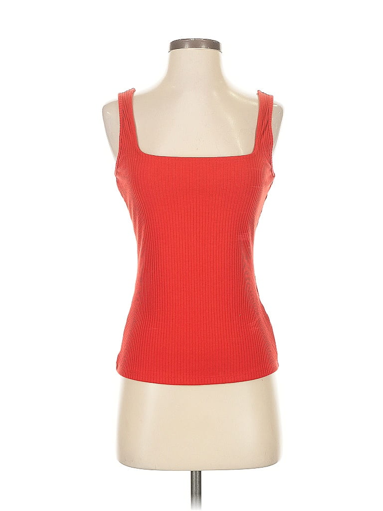 Pre-owned Inc International Concepts Sleeveless Top Red Sweetheart Neckline Tops