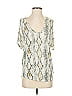 Express One Eleven Ivory Short Sleeve Blouse Size XS - photo 1
