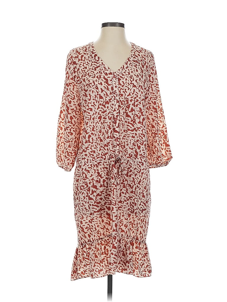 Pre-owned Cabi Casual Dress In Brown