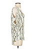 Express One Eleven Ivory Short Sleeve Blouse Size XS - photo 4