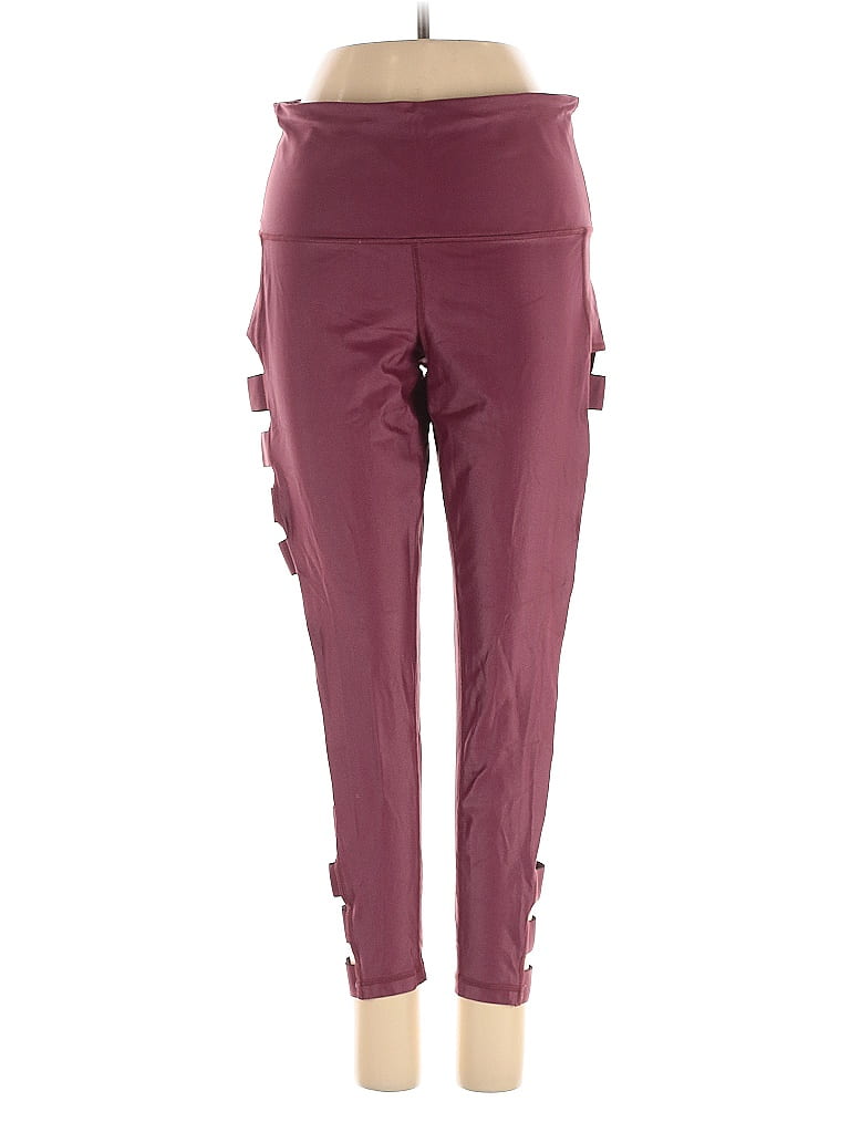 Pre-owned Victoria Sport Active Pants In Burgundy