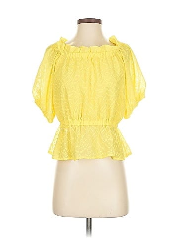 Lost Ink Short Sleeve Blouse (view 1)