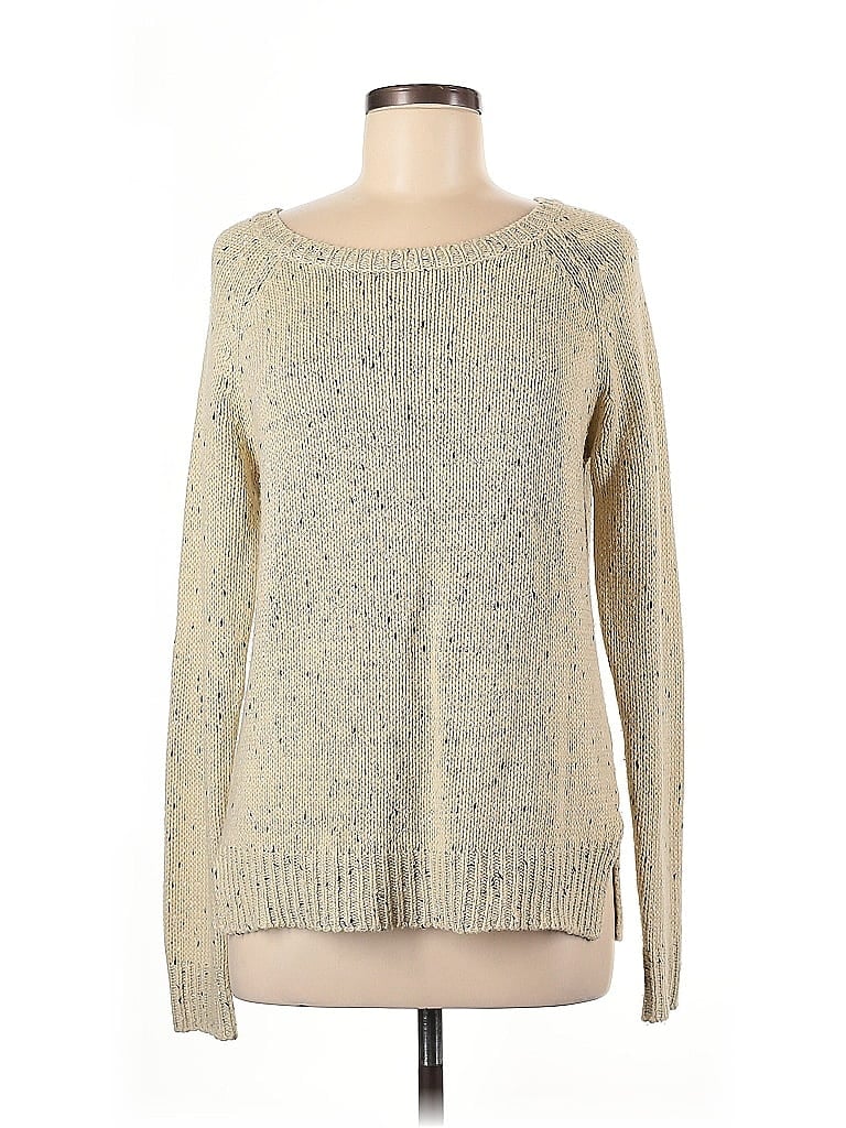 Pre-owned Market & Spruce Pullover Sweater In White