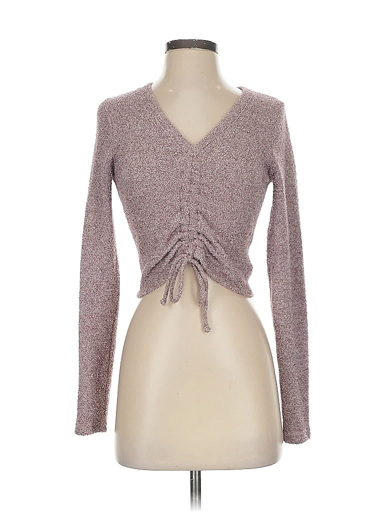 Pre-owned Wild Fable Long Sleeve T-shirt In Brown