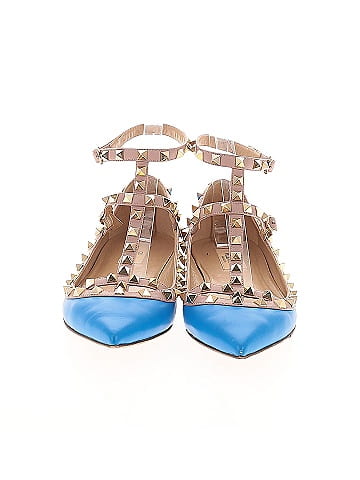 Valentino Garavani Rockstud Cage Ballerina Flats (view 2)