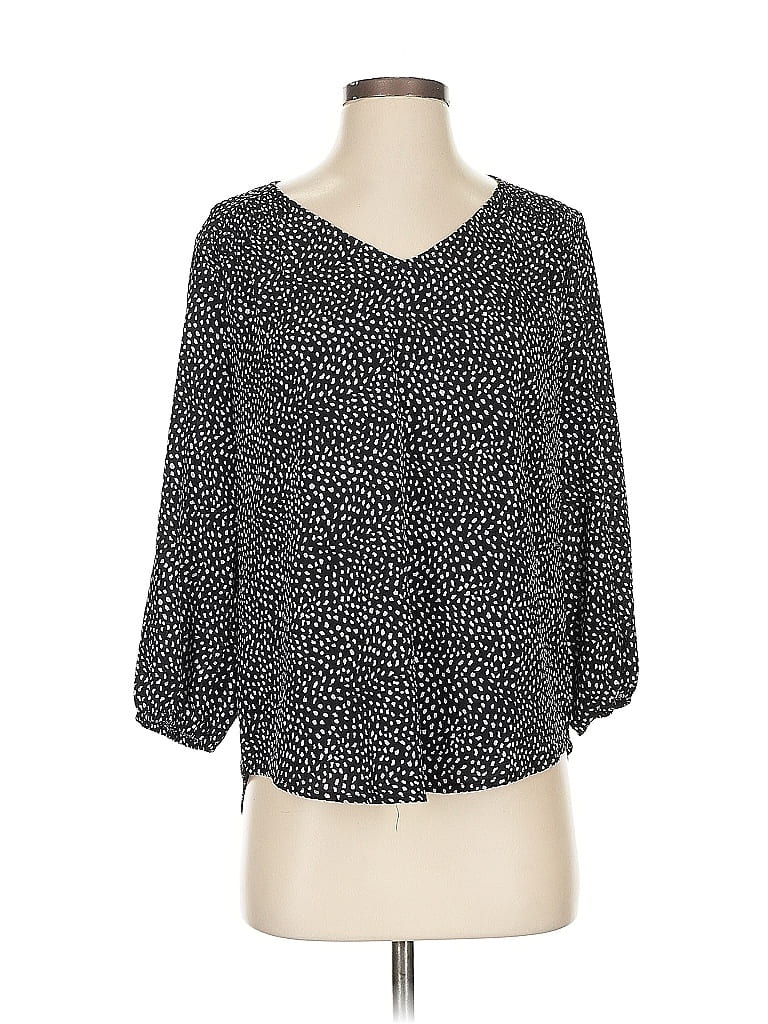 41HAWTHORN Pre-owned 3/4 Sleeve Blouse In Black