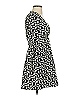 MNG Graphic Black Casual Dress Size 2 - photo 4