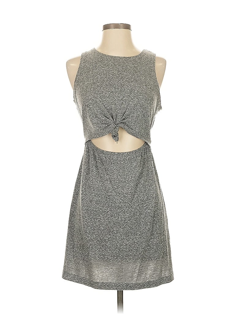 Pre-owned Aerie Tank Top Gray Halter Neckline Tops