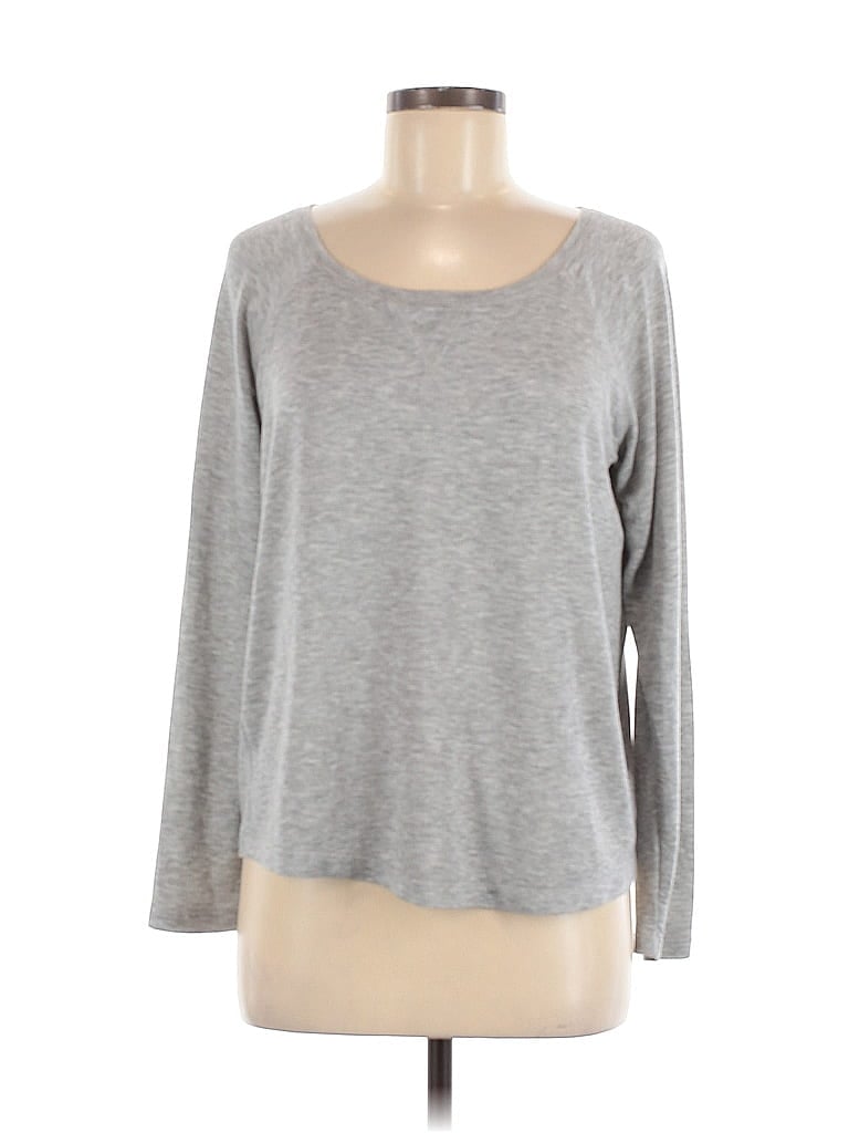 Pre-owned The Limited Long Sleeve T-shirt In Gray