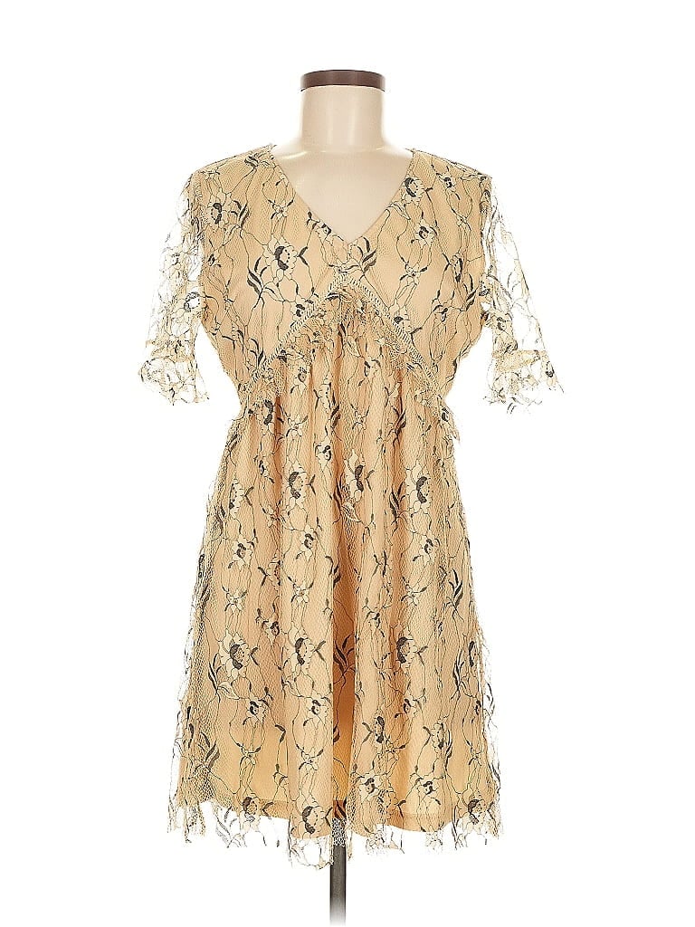 Click to view more detailed imagery on our partner's website Pre-owned Francesca's Cocktail Dress In Brown