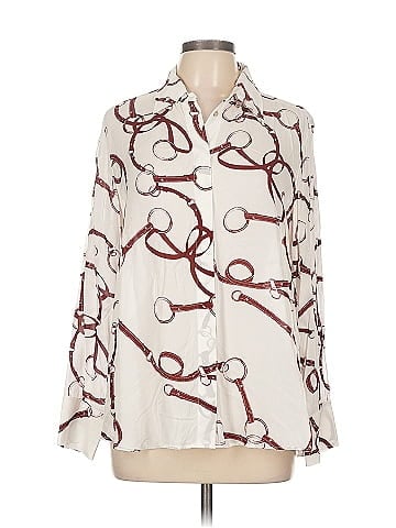 Massimo Dutti Long Sleeve Blouse (view 1)